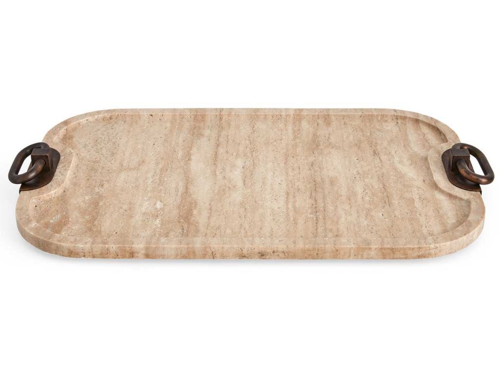 Hippodrome Tray - Travertine