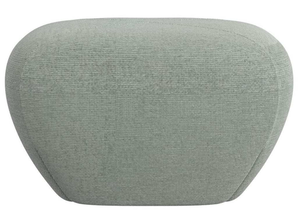 A Leg Up Ottoman - Criss Cross Sea Salt