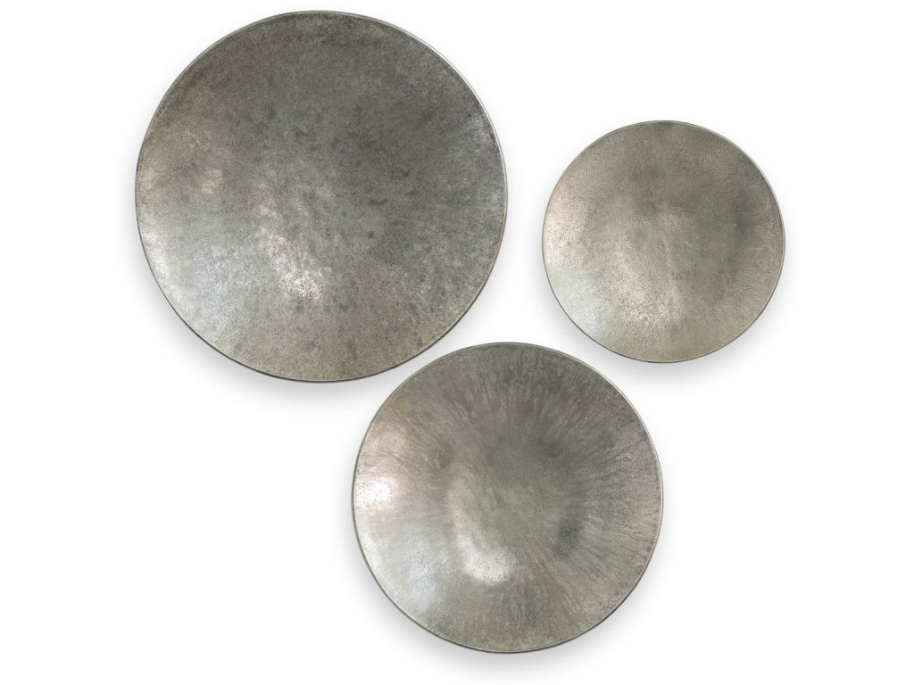 Aitana Metal Wall Decor - Silver, S/3