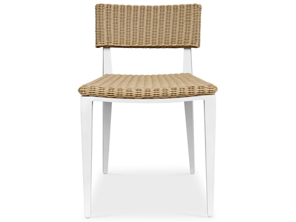 Calbas Outdoor Dining Chair, White