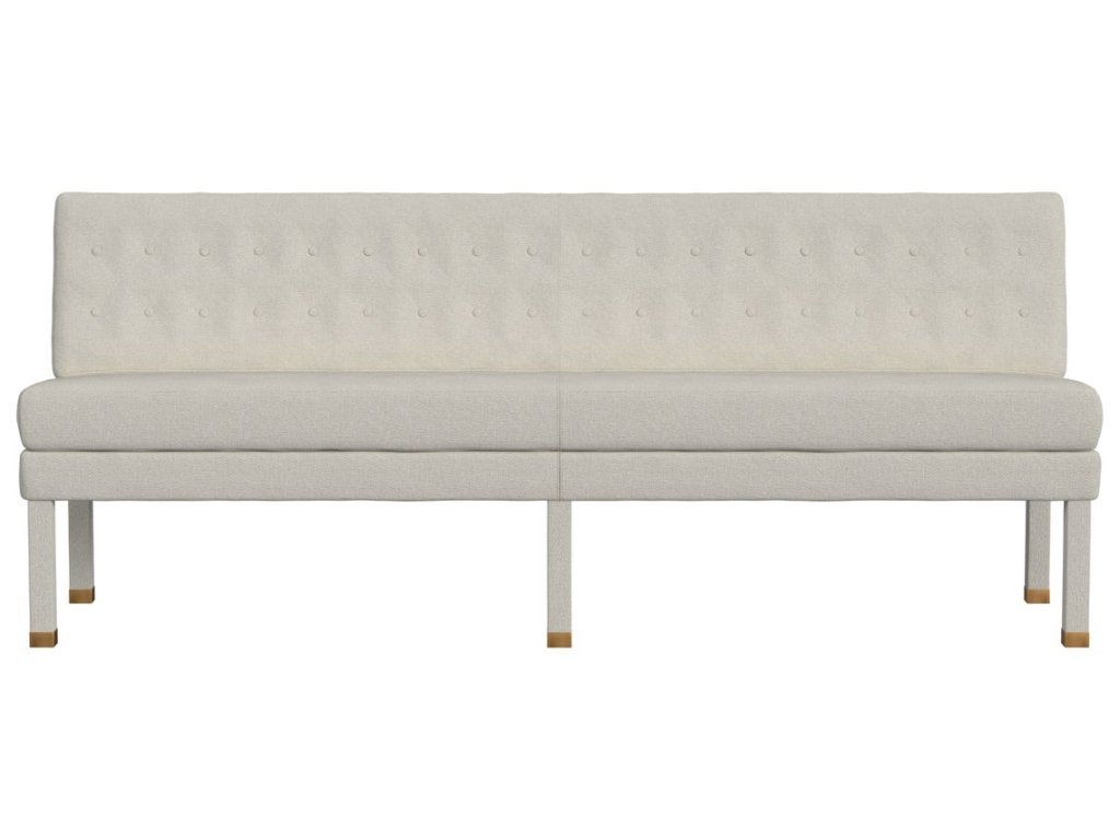 Approach The Bench Banquette, 84" - Field Snow