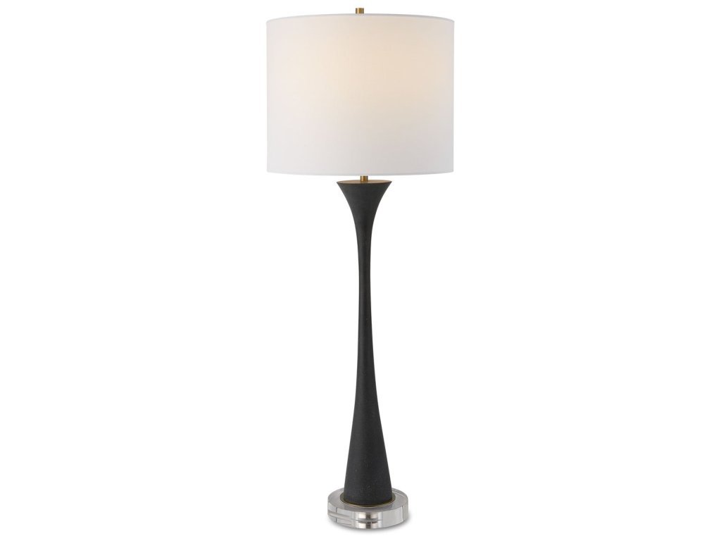 Fountain Buffet Lamp, Black