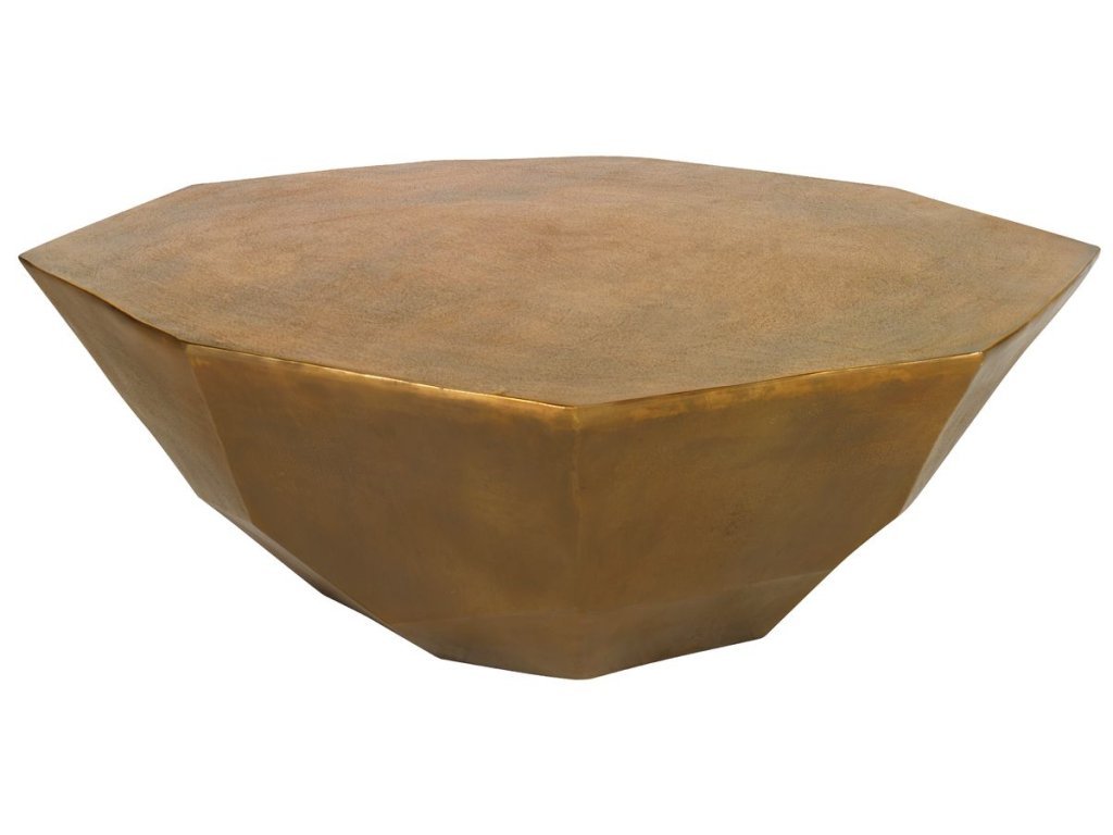 Cathenna Coffee Table - Brass Large