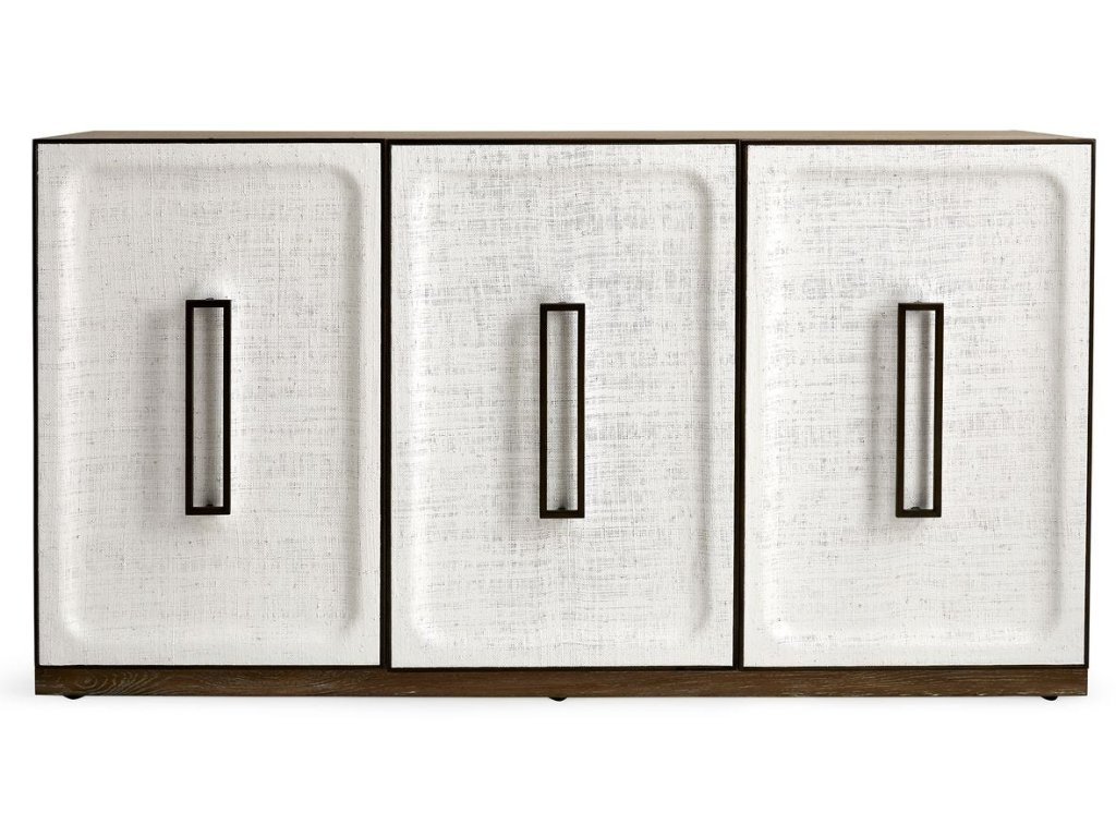 White Linen 3 Door Cabinet
