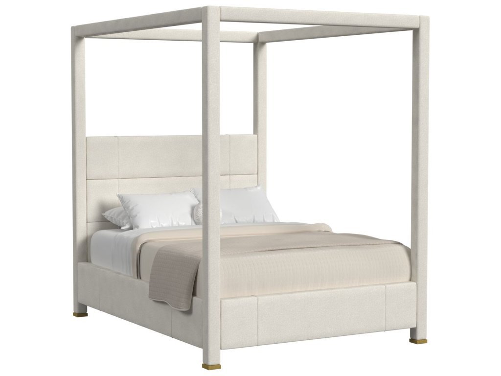 Hibernate Canopy Bed, Queen - Field Snow , 2 Cartons