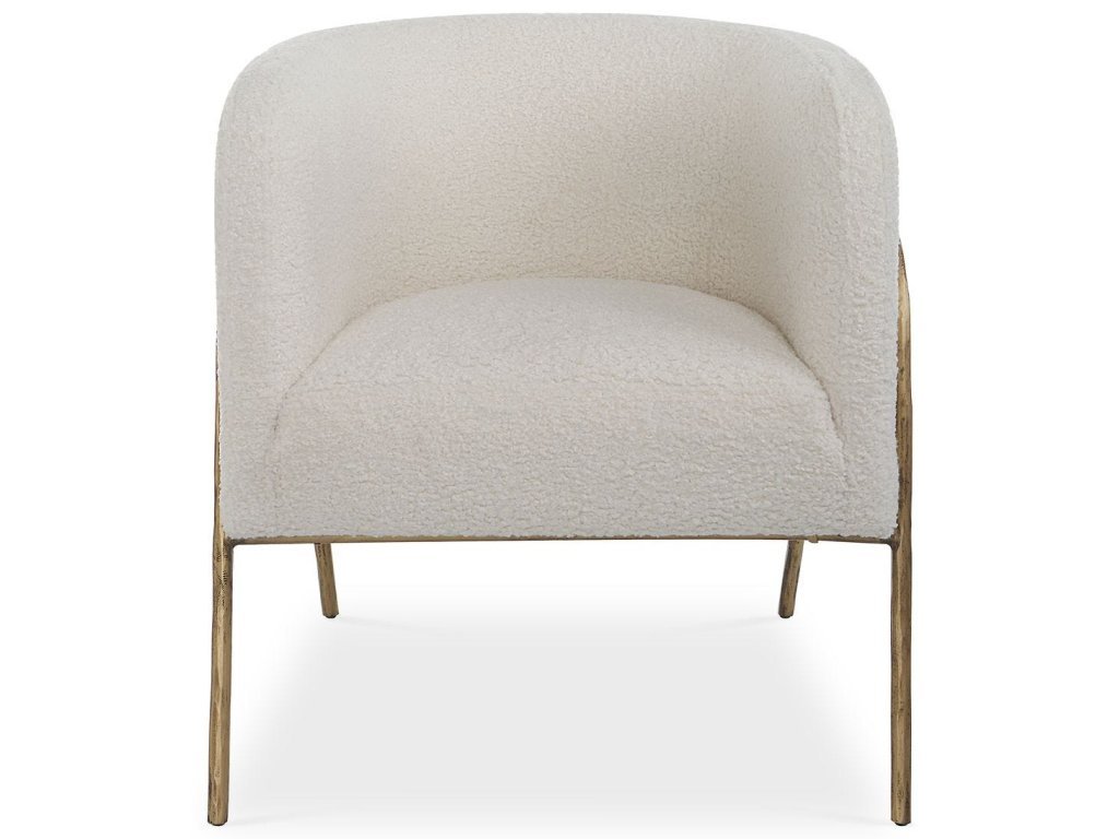 Jacobsen Accent Chair, Natural Shearling