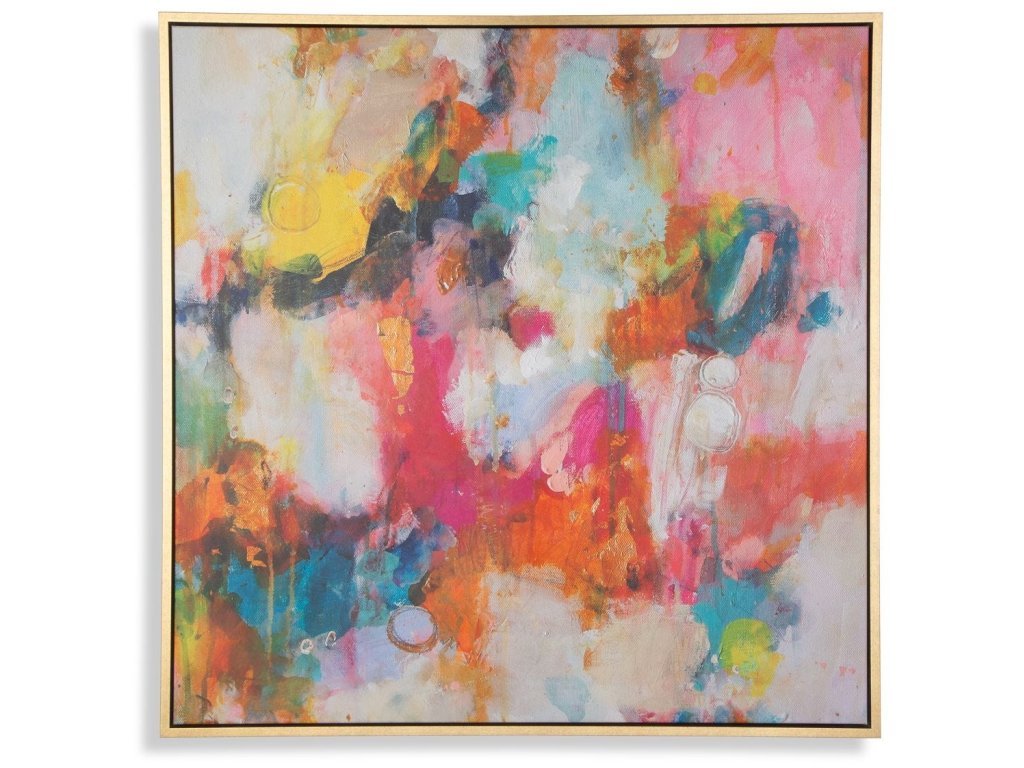 A Colorful Mindset Framed Canvas