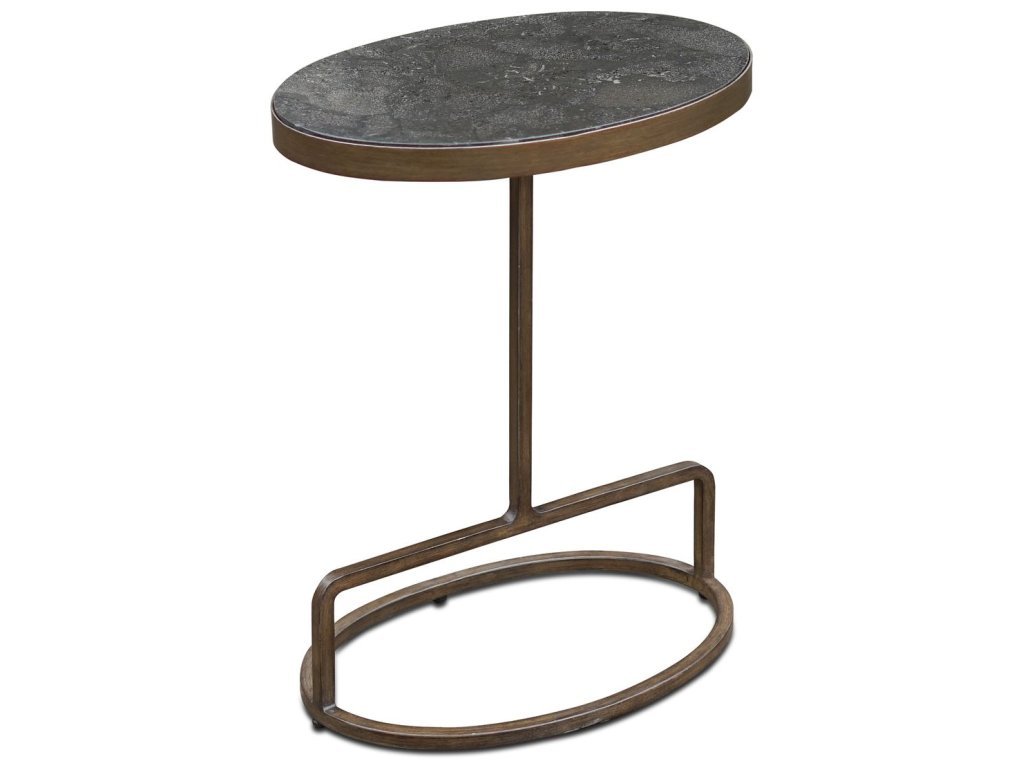 Jessenia Accent Table, Bluestone