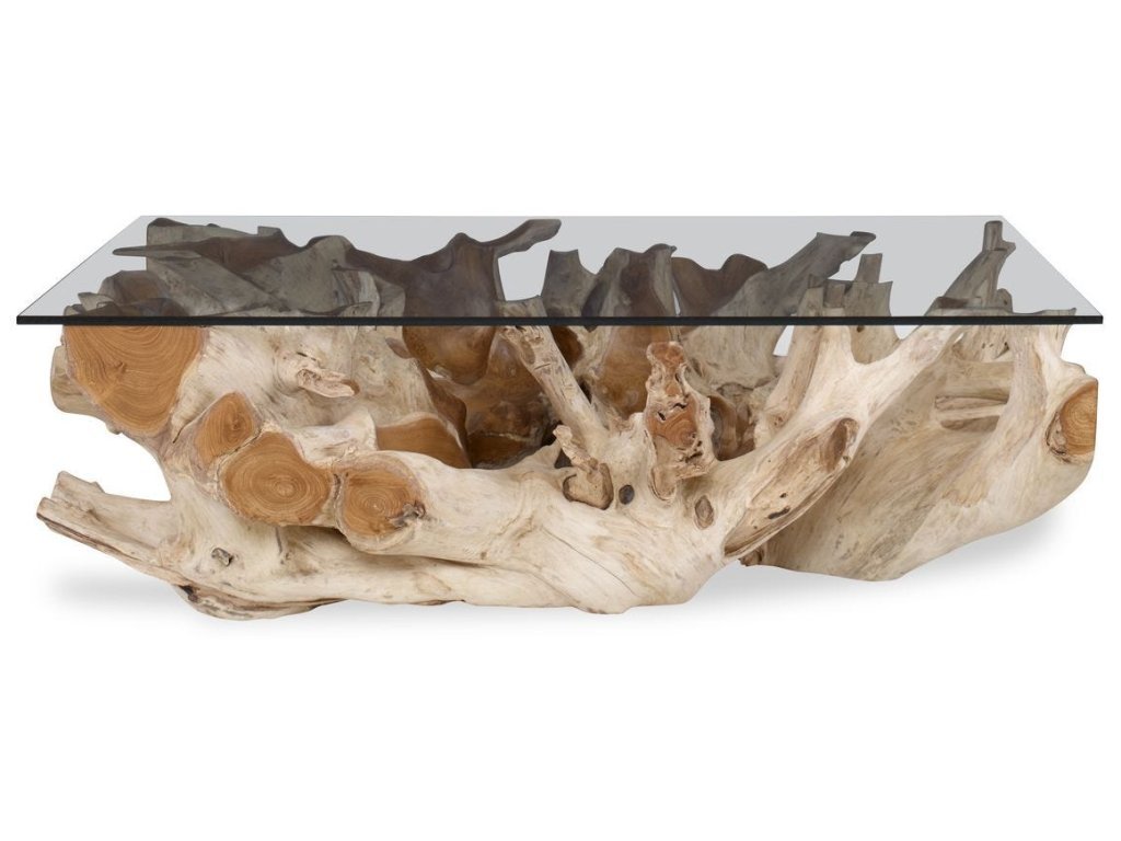Center Root Coffee Table - Rectangle, 2 Cartons
