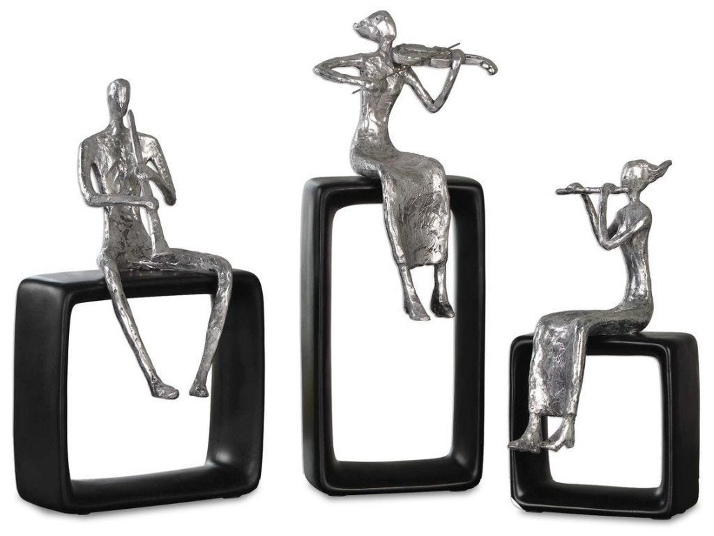Musical Ensemble Figurines, S/3