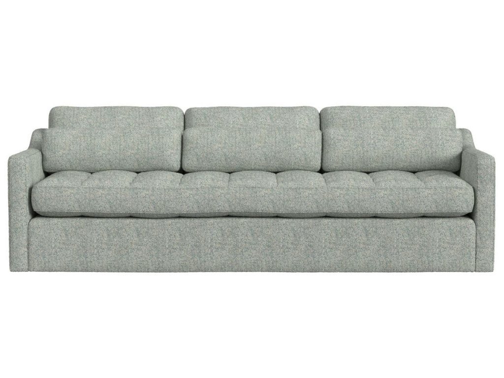 Slope 90 Inch Sofa - Tweedy Bird Sky