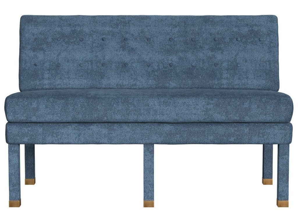 Approach The Bench Banquette, 52" - Lux Peacock