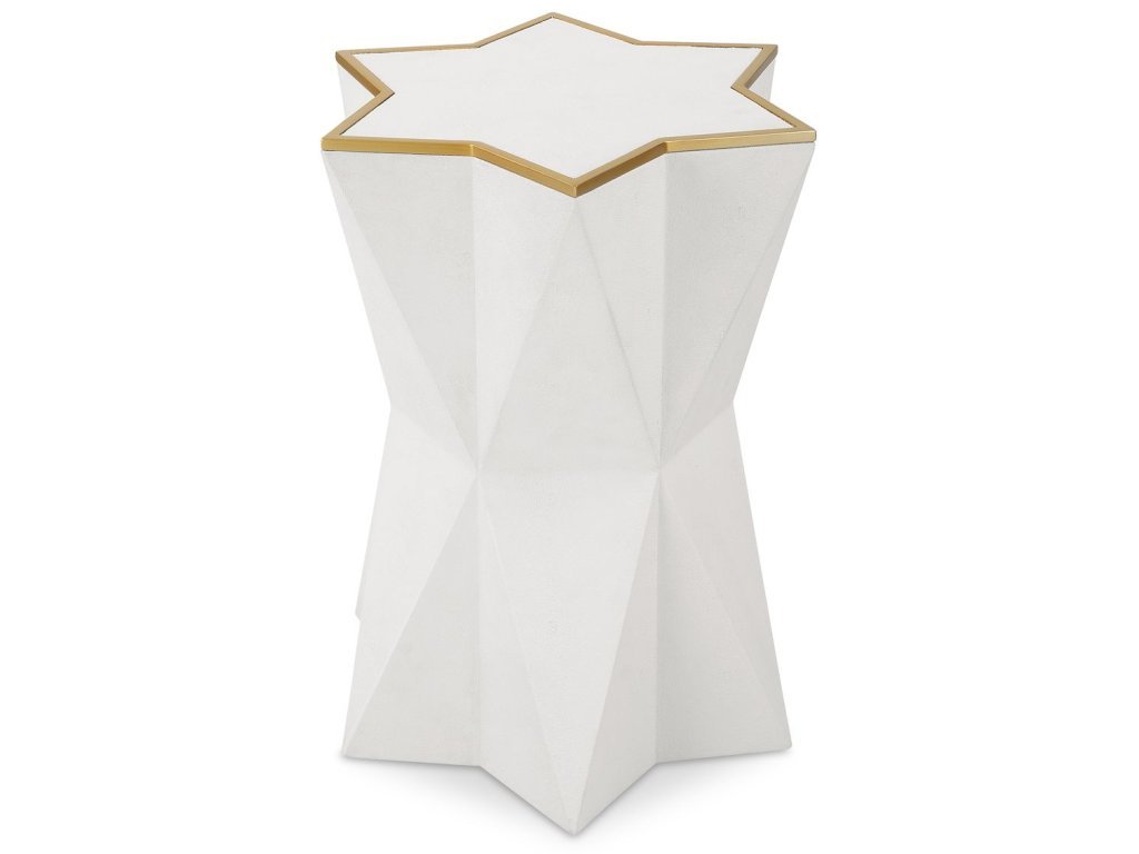 Capella Accent Table, White
