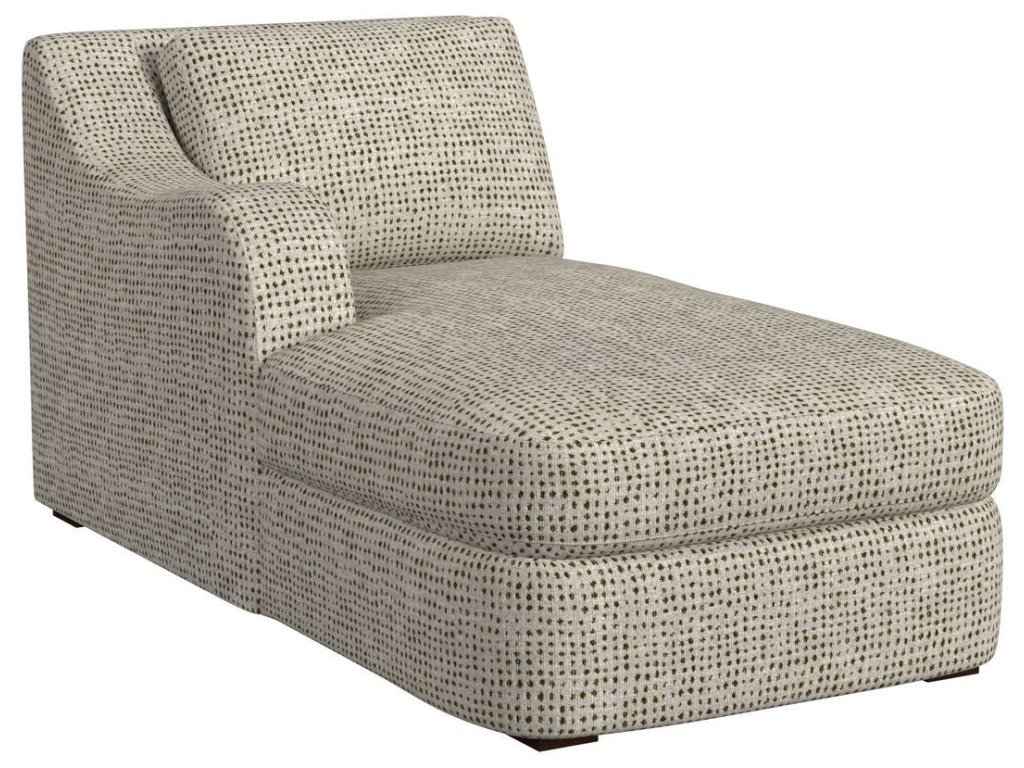 Big Wave Chaise, Left Arm Facing - Dashing Olive