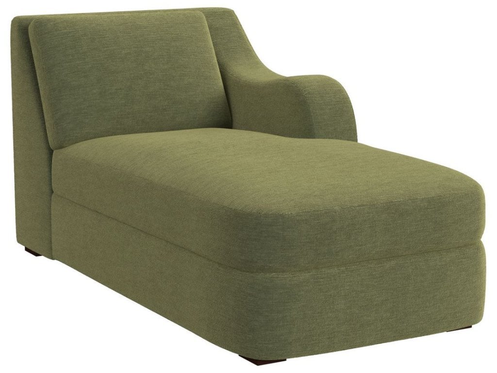 Big Wave Chaise, Right Arm Facing - Antique Loden