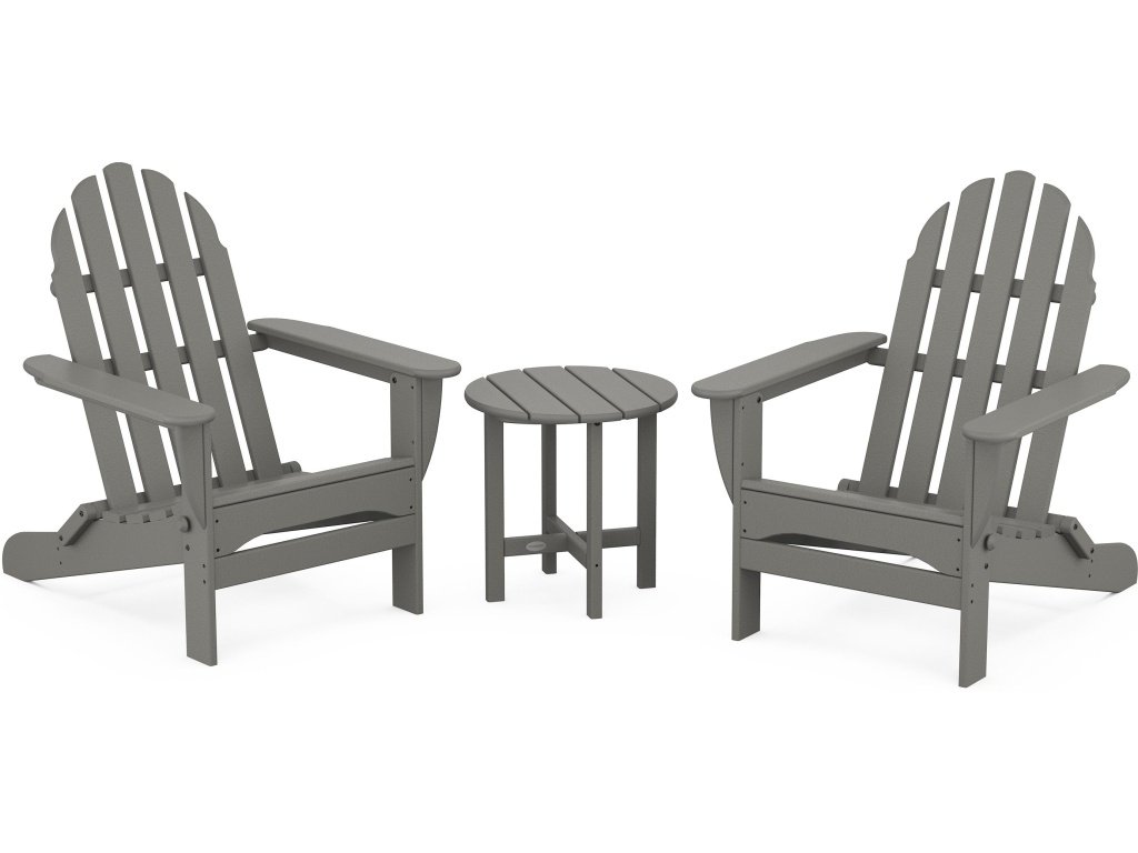 Classic Folding Adirondack 3-Piece Set