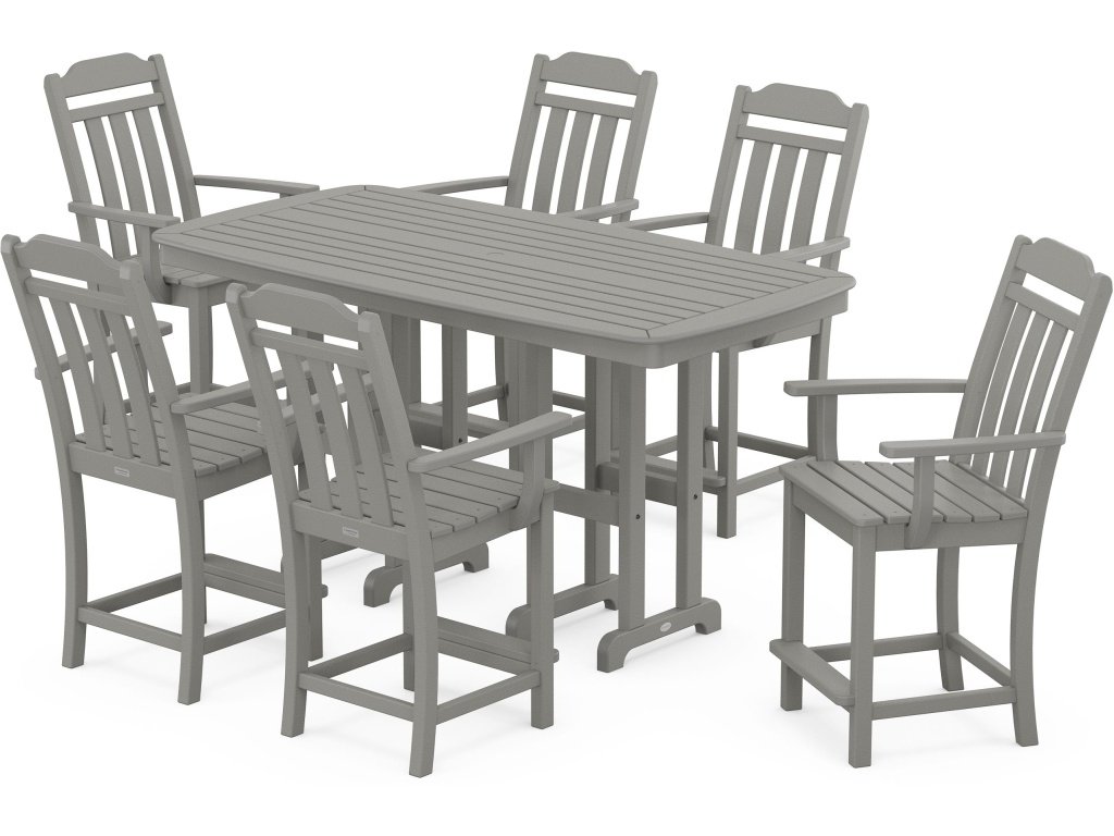 Country Living Arm Chair 7-Piece Counter Set